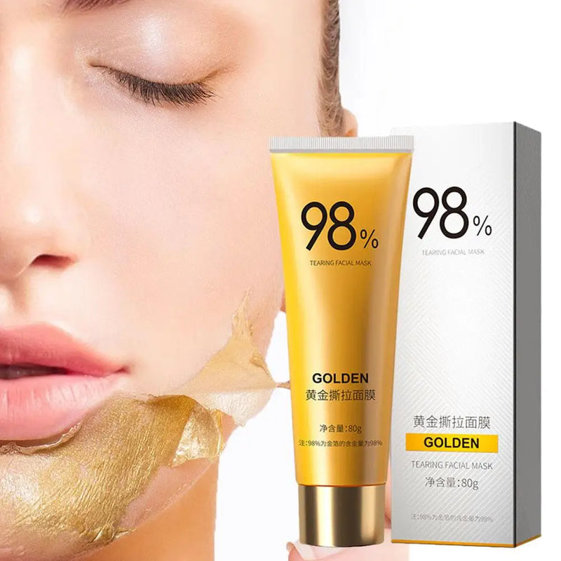 24K Gold Peel-Off Mask Collagen Anti Aging Wrinkle Lifting Firming Moisturises Deep Cleansing Fine Lines Mask For All Skin