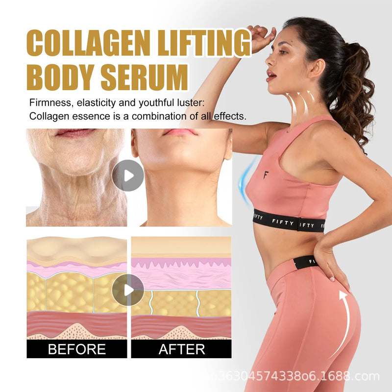 Firming Body Serum Remove Cellulite Anti Sagging Weight Loss Thin Reduce Fat Belly Lift Tighten Massage Shaping Slimming Essence